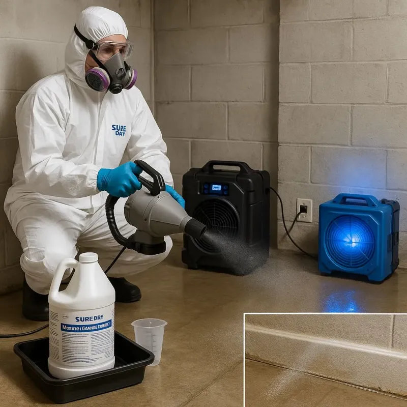Sanitization and Odor Removal process in Triangle, VA