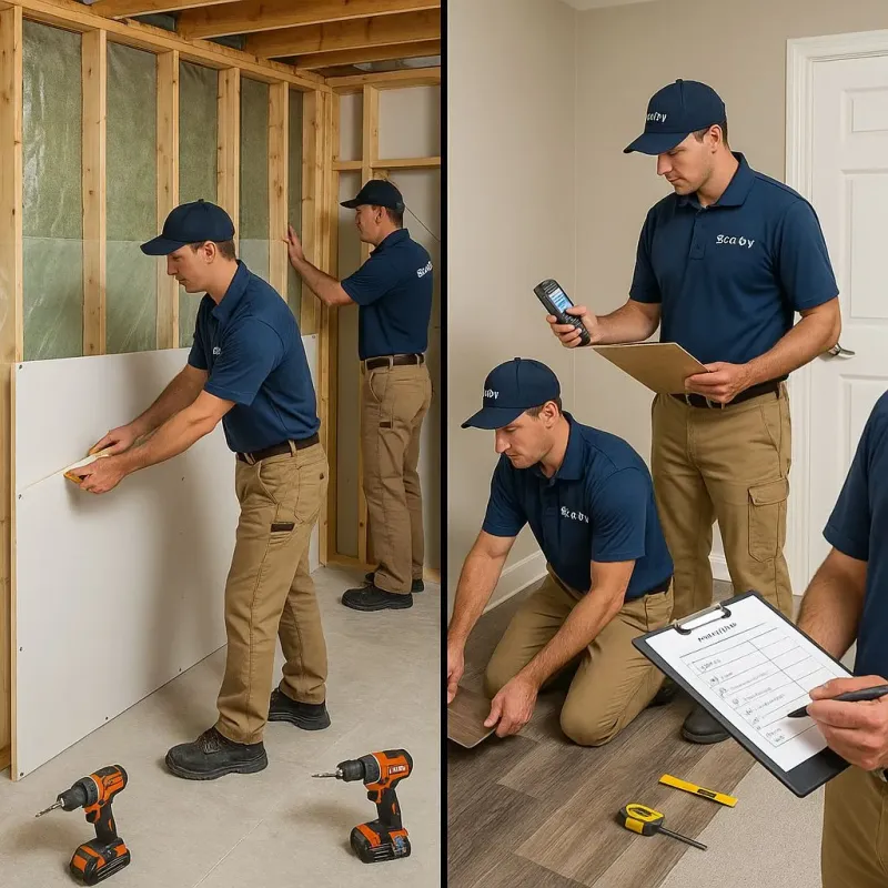 Repairs and Reconstruction process in Triangle, VA